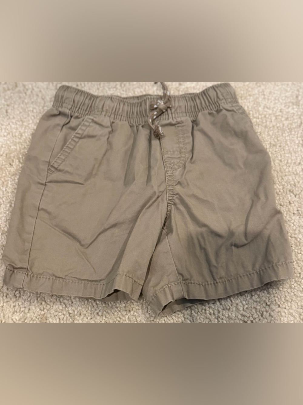 Cat & Jack Khaki Drawstring Shorts